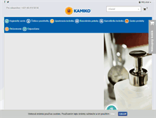 Tablet Screenshot of kamiko.sk
